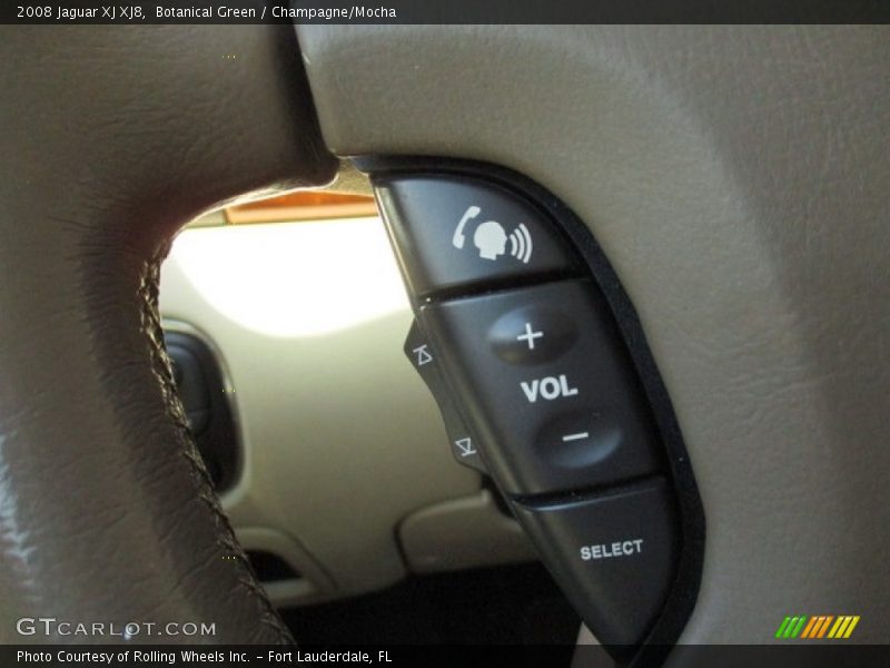 Botanical Green / Champagne/Mocha 2008 Jaguar XJ XJ8