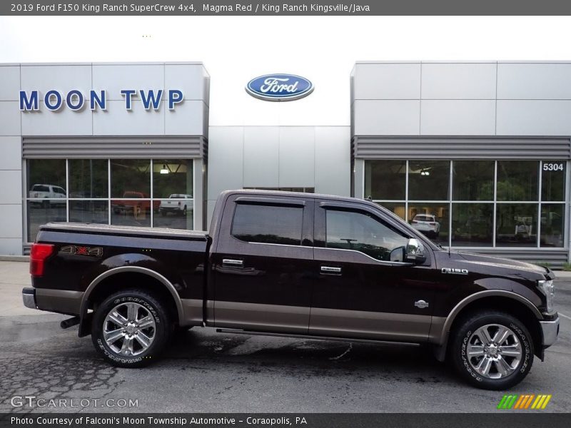 Magma Red / King Ranch Kingsville/Java 2019 Ford F150 King Ranch SuperCrew 4x4