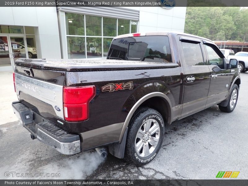 Magma Red / King Ranch Kingsville/Java 2019 Ford F150 King Ranch SuperCrew 4x4