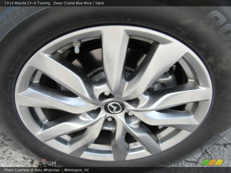 Deep Crystal Blue Mica / Sand 2019 Mazda CX-9 Touring