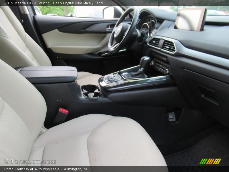 Deep Crystal Blue Mica / Sand 2019 Mazda CX-9 Touring
