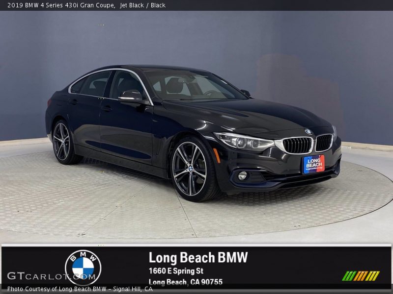 Jet Black / Black 2019 BMW 4 Series 430i Gran Coupe