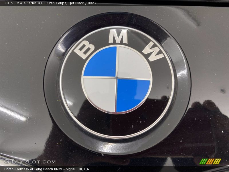 Jet Black / Black 2019 BMW 4 Series 430i Gran Coupe