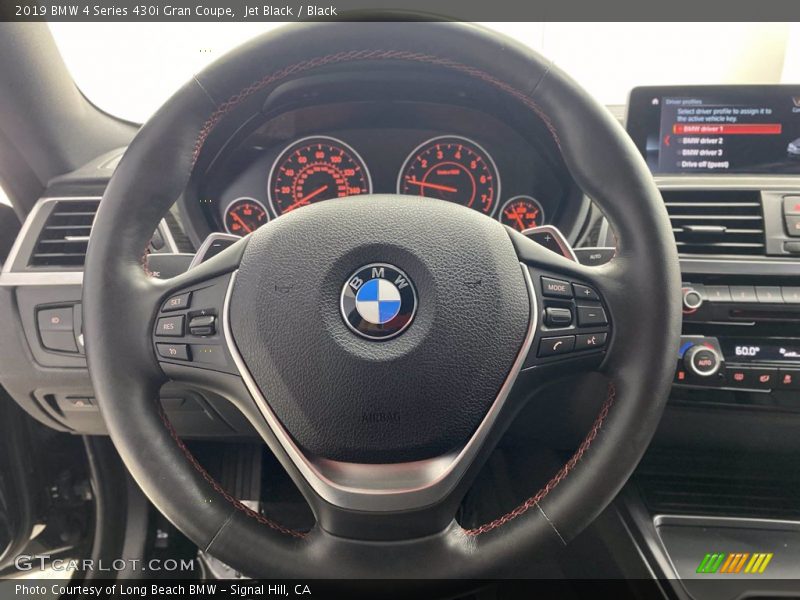 Jet Black / Black 2019 BMW 4 Series 430i Gran Coupe