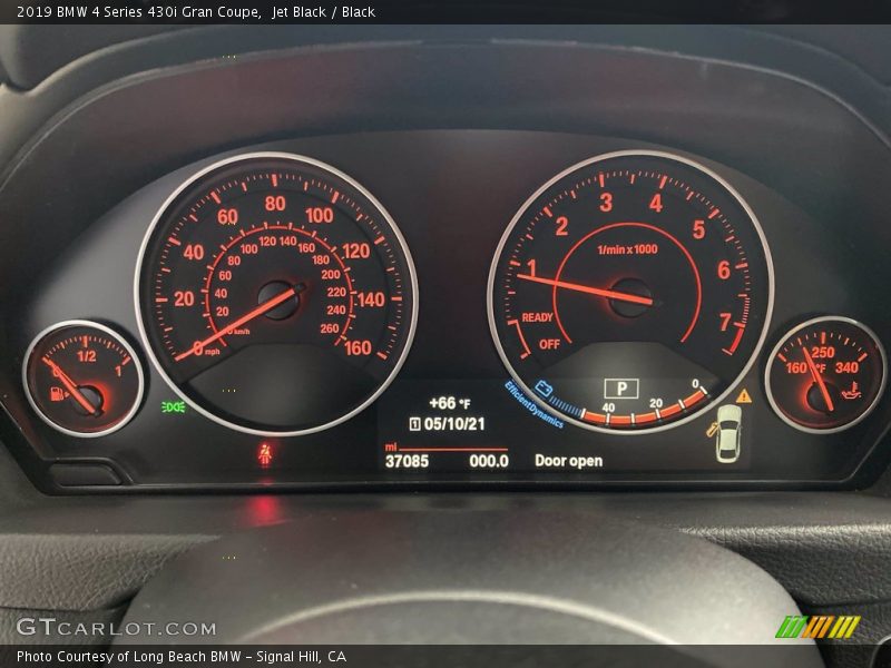 Jet Black / Black 2019 BMW 4 Series 430i Gran Coupe