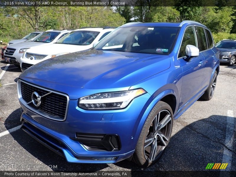 Front 3/4 View of 2016 XC90 T6 AWD R-Design