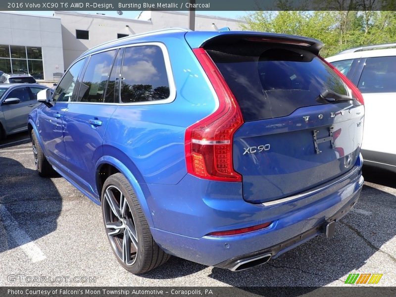 Bursting Blue Metallic / Charcoal 2016 Volvo XC90 T6 AWD R-Design