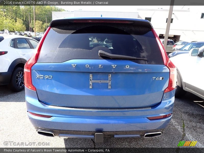 Bursting Blue Metallic / Charcoal 2016 Volvo XC90 T6 AWD R-Design