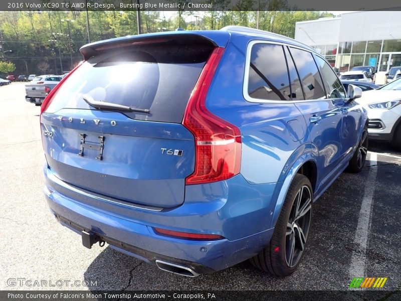 Bursting Blue Metallic / Charcoal 2016 Volvo XC90 T6 AWD R-Design