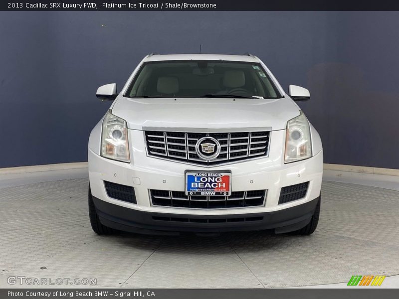 Platinum Ice Tricoat / Shale/Brownstone 2013 Cadillac SRX Luxury FWD