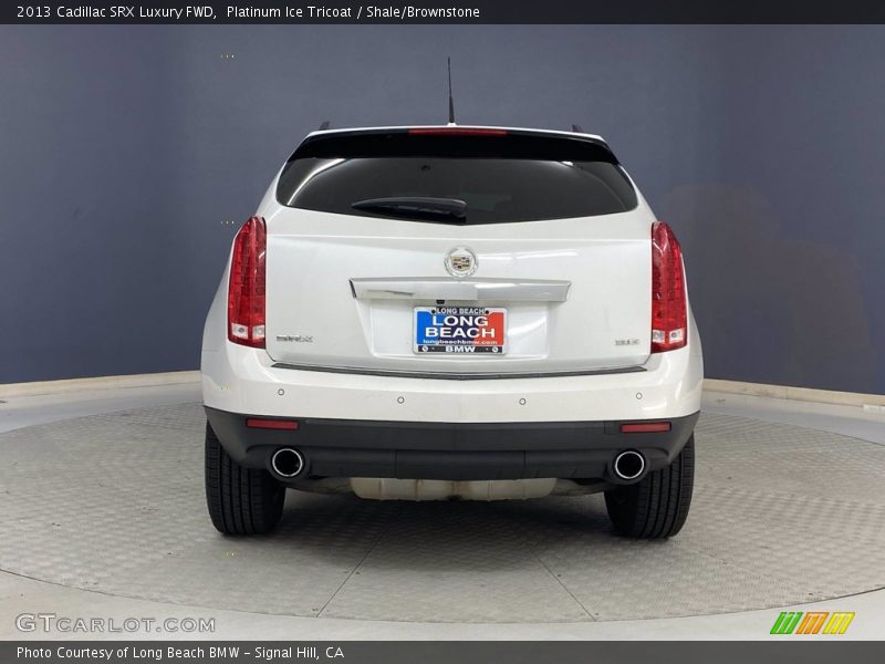 Platinum Ice Tricoat / Shale/Brownstone 2013 Cadillac SRX Luxury FWD