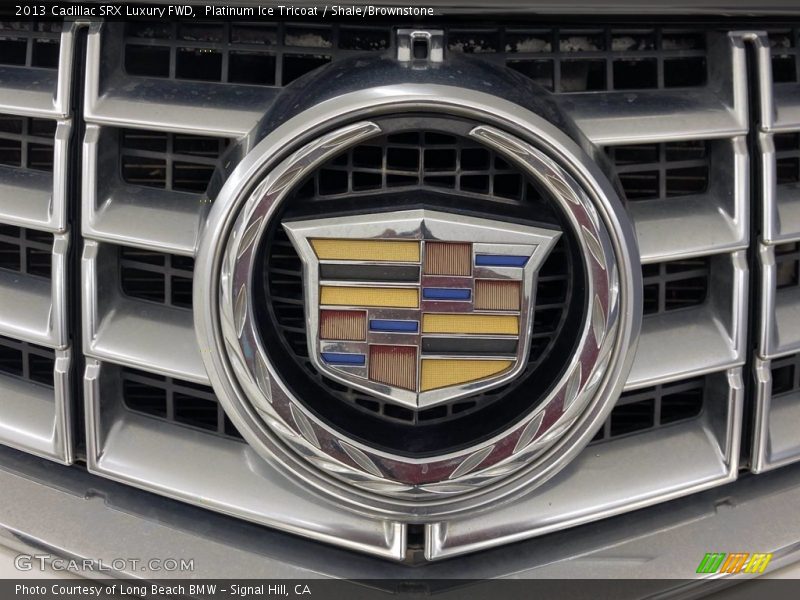 Platinum Ice Tricoat / Shale/Brownstone 2013 Cadillac SRX Luxury FWD