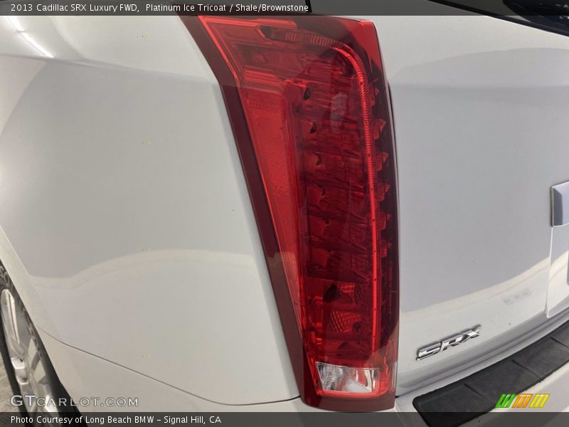 Platinum Ice Tricoat / Shale/Brownstone 2013 Cadillac SRX Luxury FWD