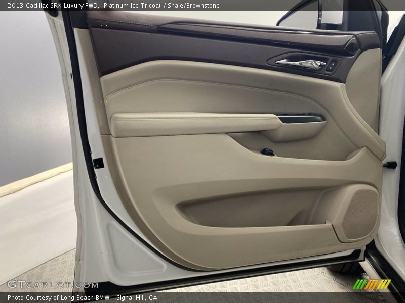 Platinum Ice Tricoat / Shale/Brownstone 2013 Cadillac SRX Luxury FWD