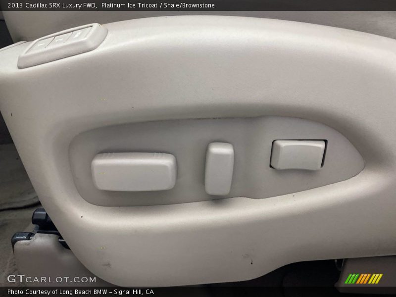 Platinum Ice Tricoat / Shale/Brownstone 2013 Cadillac SRX Luxury FWD