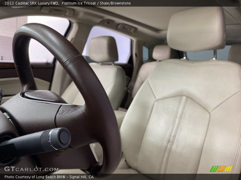 Platinum Ice Tricoat / Shale/Brownstone 2013 Cadillac SRX Luxury FWD