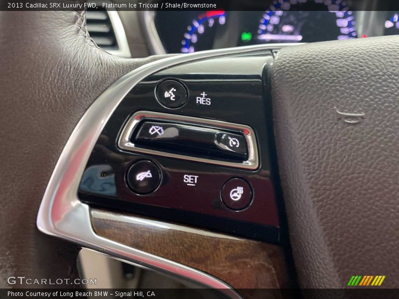 Platinum Ice Tricoat / Shale/Brownstone 2013 Cadillac SRX Luxury FWD