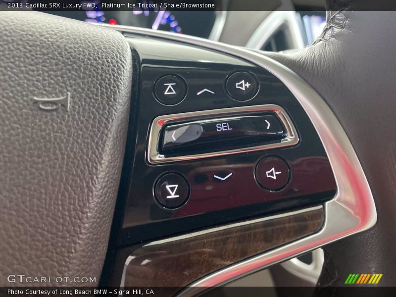Platinum Ice Tricoat / Shale/Brownstone 2013 Cadillac SRX Luxury FWD