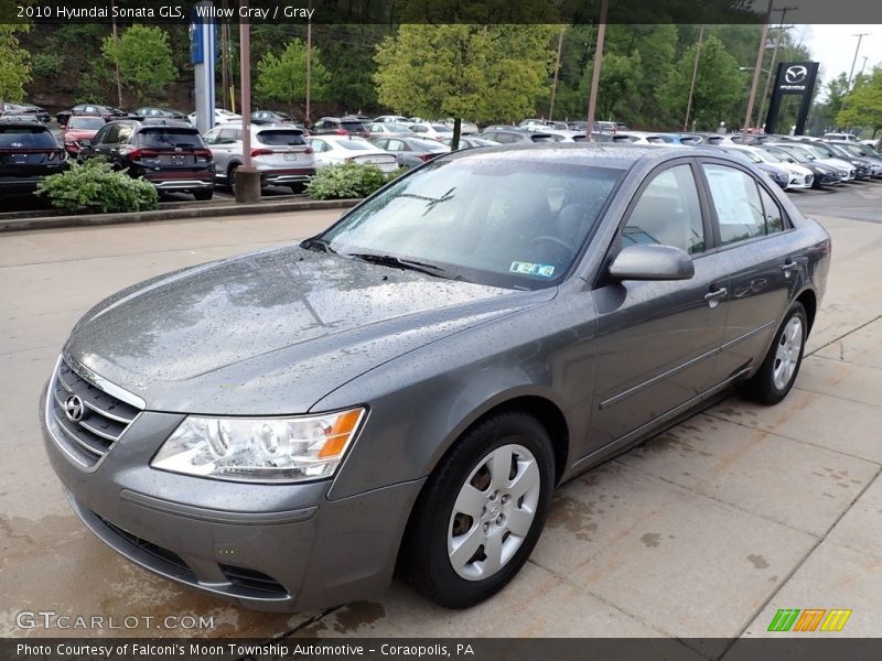 Willow Gray / Gray 2010 Hyundai Sonata GLS