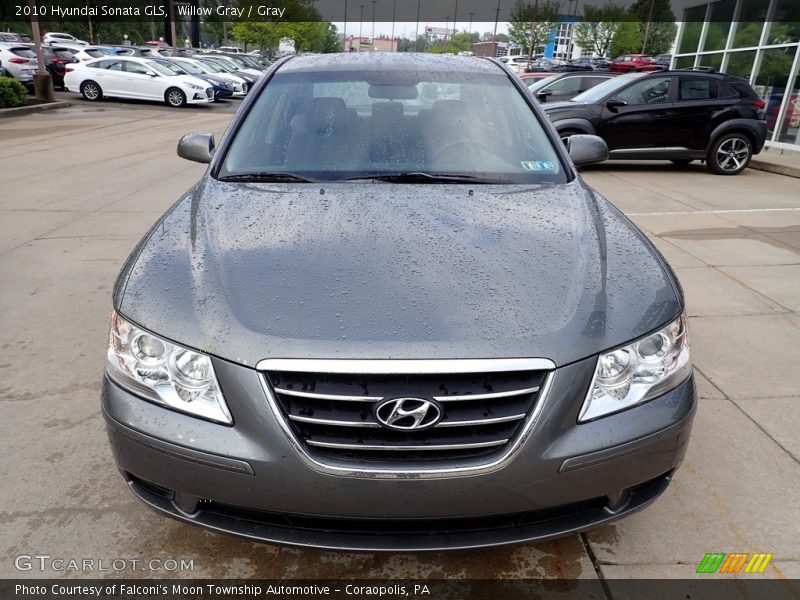 Willow Gray / Gray 2010 Hyundai Sonata GLS