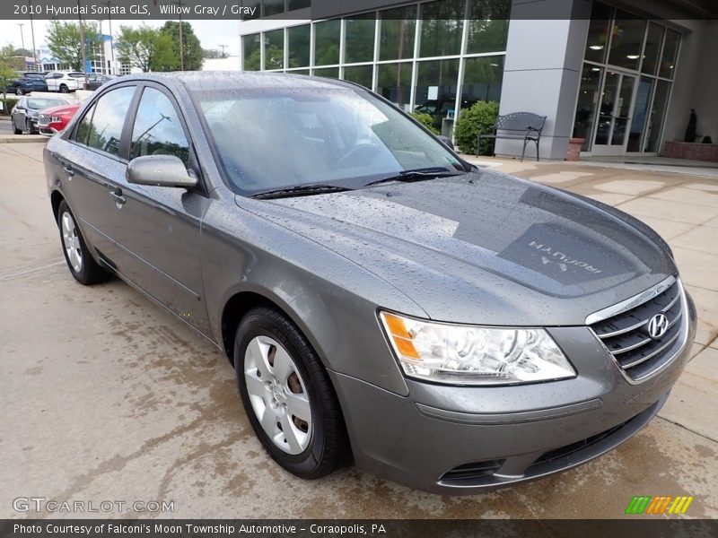 Willow Gray / Gray 2010 Hyundai Sonata GLS
