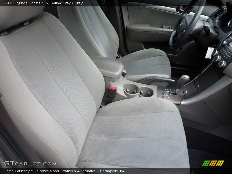 Willow Gray / Gray 2010 Hyundai Sonata GLS