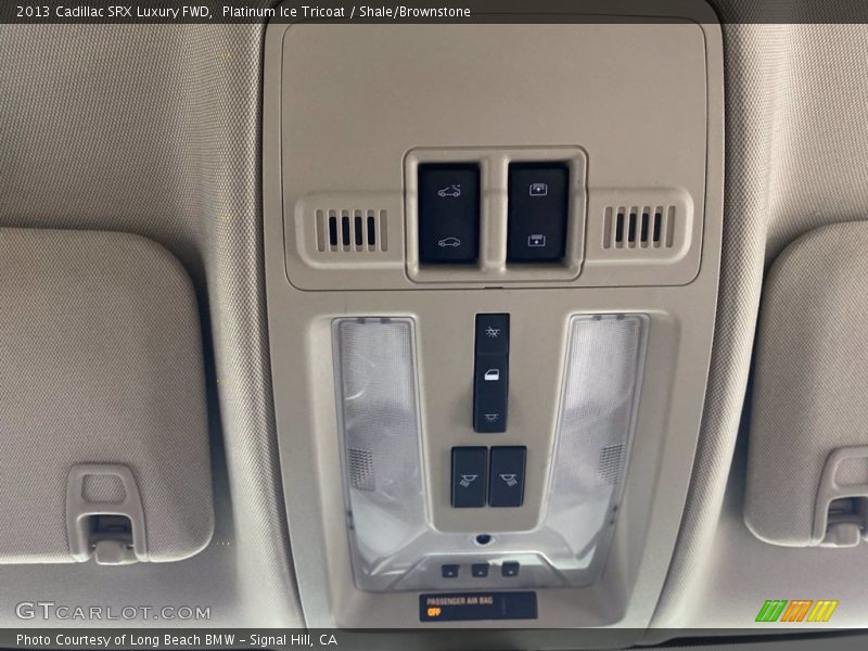Platinum Ice Tricoat / Shale/Brownstone 2013 Cadillac SRX Luxury FWD