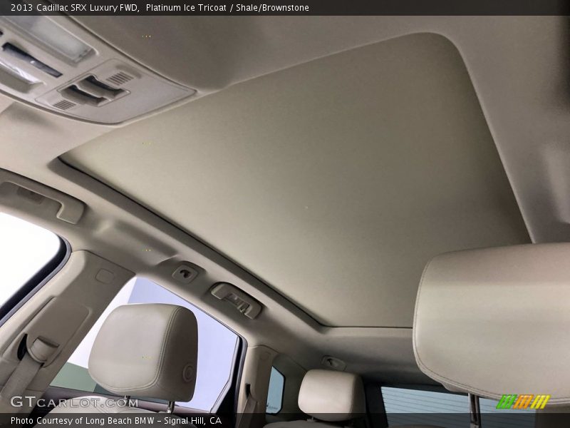 Platinum Ice Tricoat / Shale/Brownstone 2013 Cadillac SRX Luxury FWD