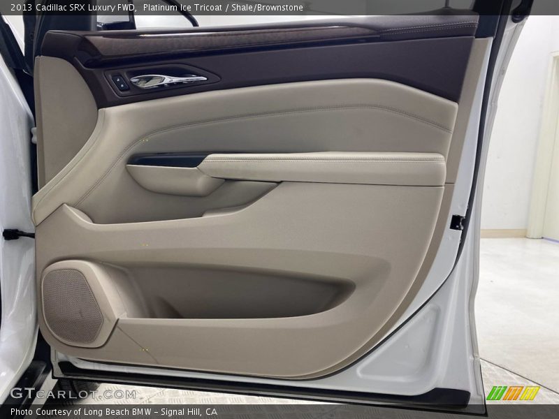 Platinum Ice Tricoat / Shale/Brownstone 2013 Cadillac SRX Luxury FWD