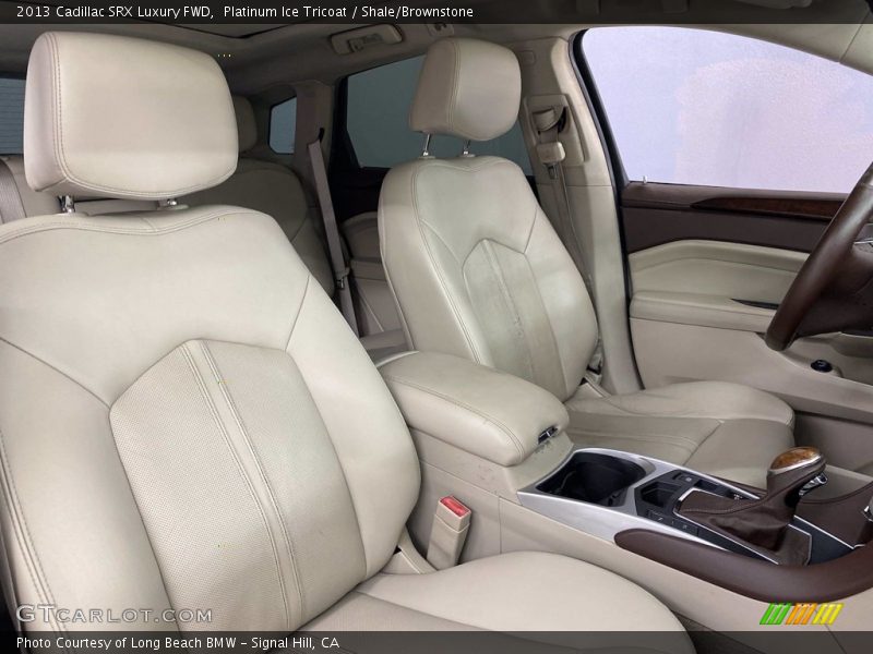 Platinum Ice Tricoat / Shale/Brownstone 2013 Cadillac SRX Luxury FWD