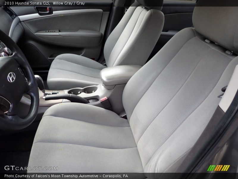 Willow Gray / Gray 2010 Hyundai Sonata GLS