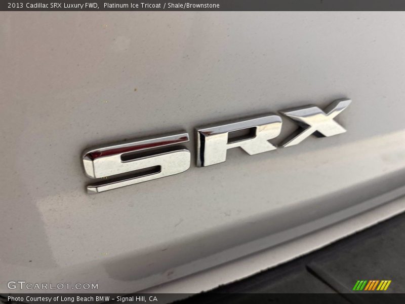 Platinum Ice Tricoat / Shale/Brownstone 2013 Cadillac SRX Luxury FWD