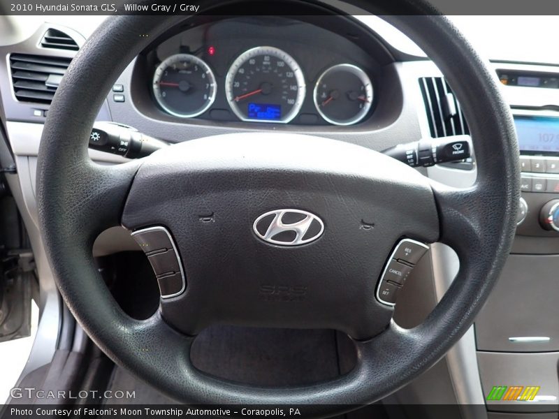 Willow Gray / Gray 2010 Hyundai Sonata GLS