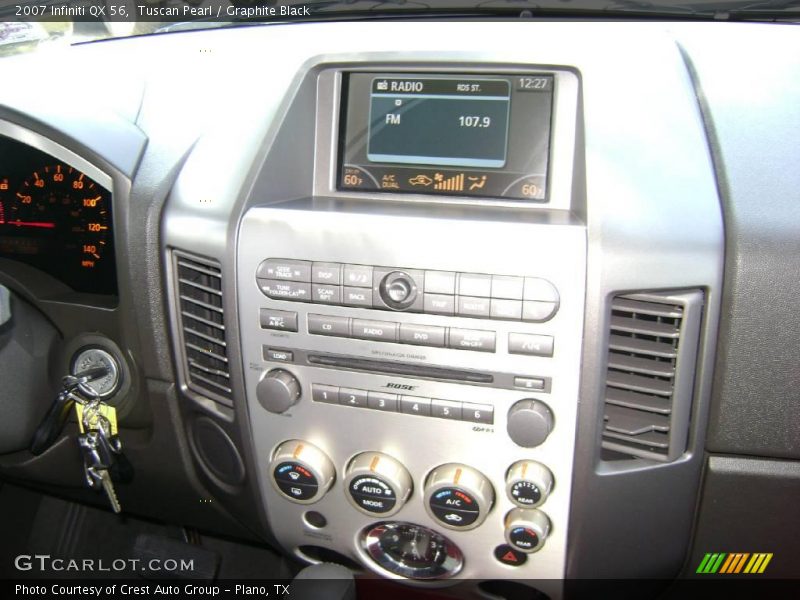 Tuscan Pearl / Graphite Black 2007 Infiniti QX 56