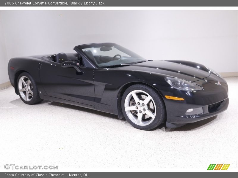 Black / Ebony Black 2006 Chevrolet Corvette Convertible