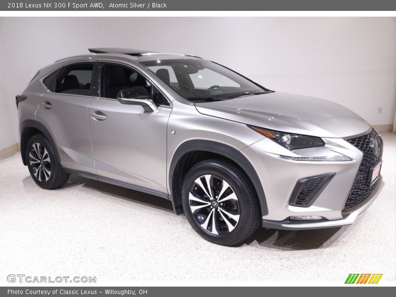 Atomic Silver / Black 2018 Lexus NX 300 F Sport AWD