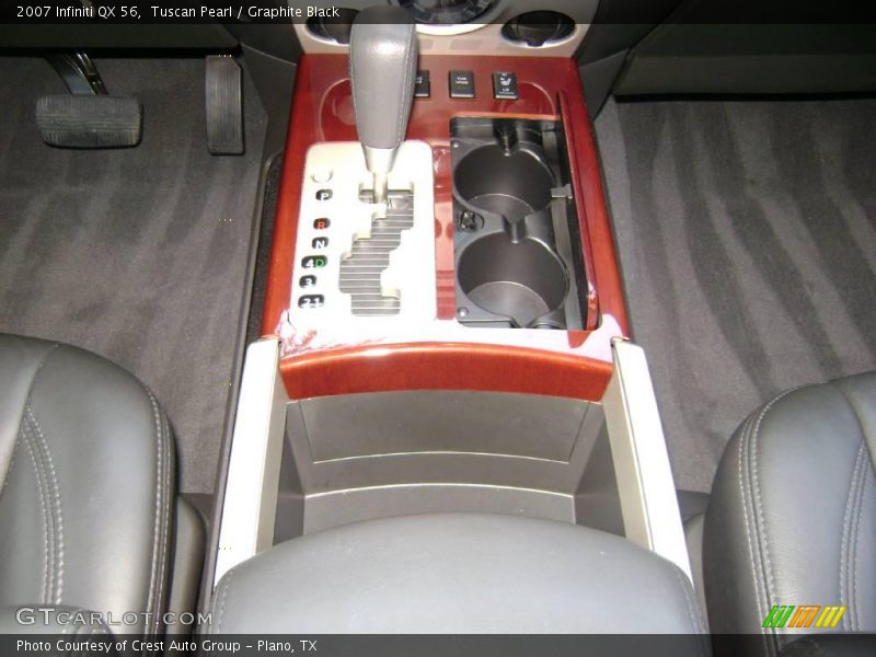 Tuscan Pearl / Graphite Black 2007 Infiniti QX 56