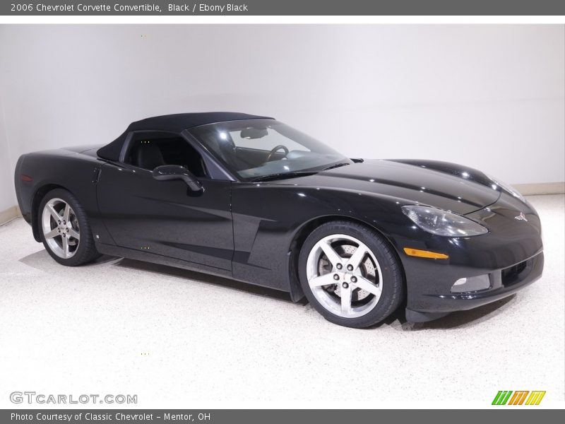 Black / Ebony Black 2006 Chevrolet Corvette Convertible