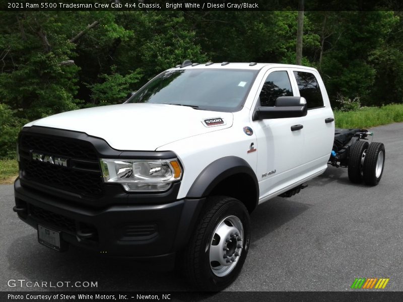 Bright White / Diesel Gray/Black 2021 Ram 5500 Tradesman Crew Cab 4x4 Chassis