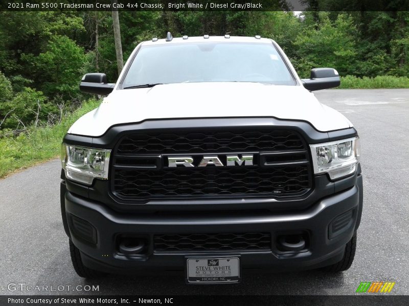 Bright White / Diesel Gray/Black 2021 Ram 5500 Tradesman Crew Cab 4x4 Chassis
