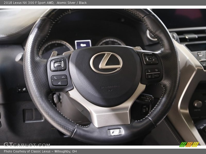 Atomic Silver / Black 2018 Lexus NX 300 F Sport AWD