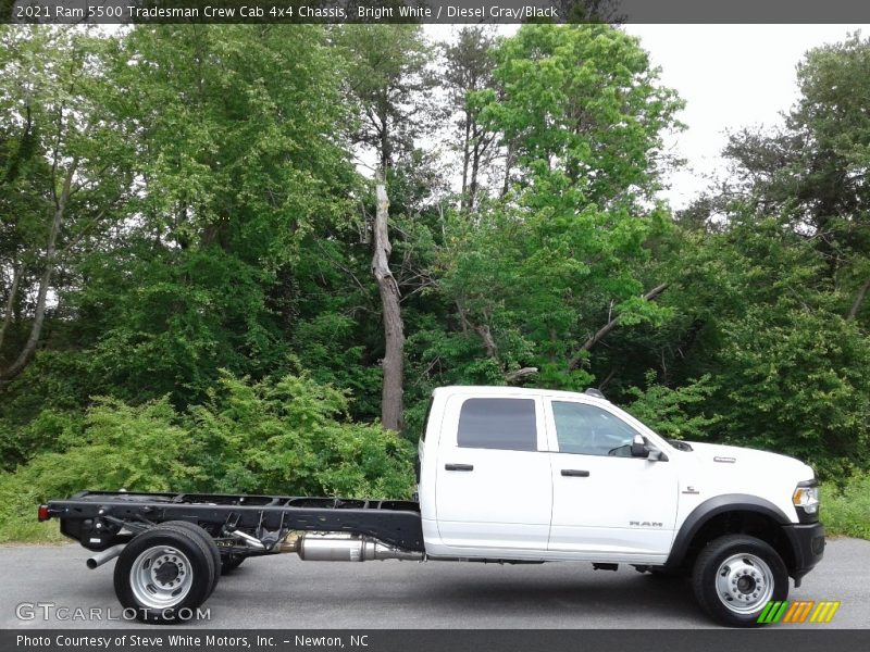 Bright White / Diesel Gray/Black 2021 Ram 5500 Tradesman Crew Cab 4x4 Chassis