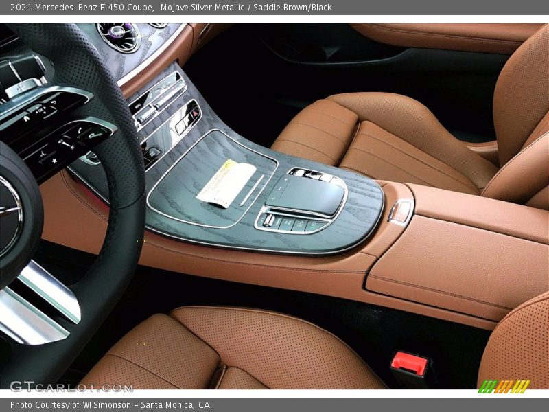 Mojave Silver Metallic / Saddle Brown/Black 2021 Mercedes-Benz E 450 Coupe