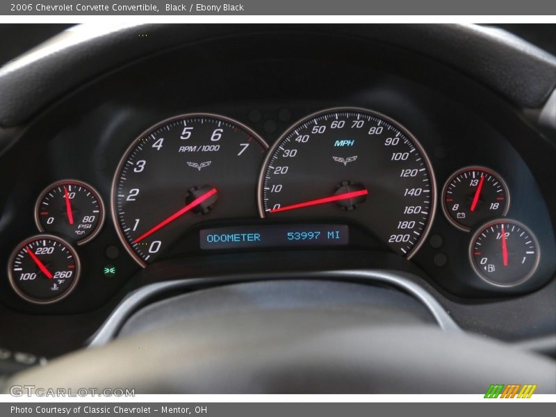 Black / Ebony Black 2006 Chevrolet Corvette Convertible