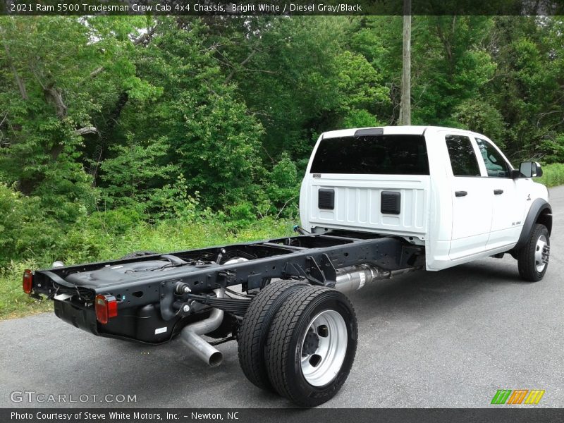 Bright White / Diesel Gray/Black 2021 Ram 5500 Tradesman Crew Cab 4x4 Chassis