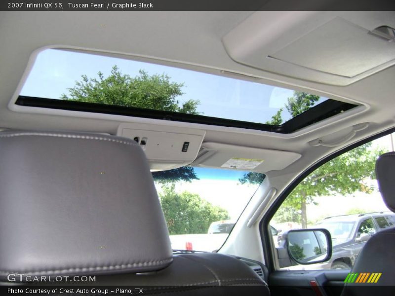 Tuscan Pearl / Graphite Black 2007 Infiniti QX 56
