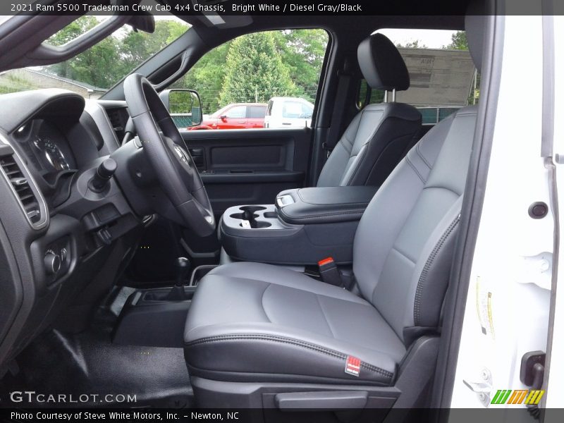 Bright White / Diesel Gray/Black 2021 Ram 5500 Tradesman Crew Cab 4x4 Chassis