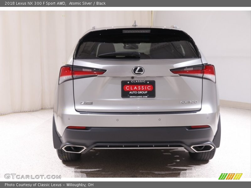 Atomic Silver / Black 2018 Lexus NX 300 F Sport AWD