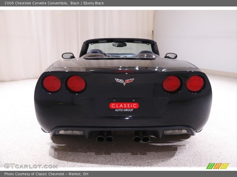 Black / Ebony Black 2006 Chevrolet Corvette Convertible