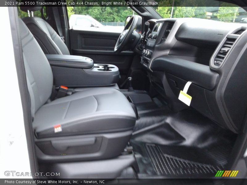 Bright White / Diesel Gray/Black 2021 Ram 5500 Tradesman Crew Cab 4x4 Chassis